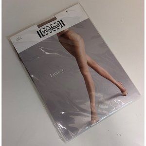 WOLFORD Luxe 9 Tights Sand Size Large